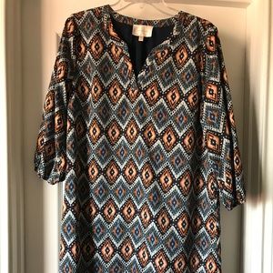 Skies Are Blue Tunic Shirt Dress